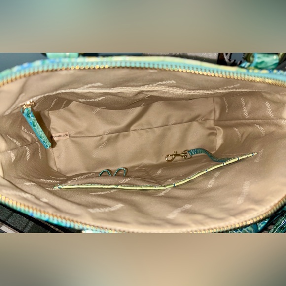 Brahmin Duxbury Satchel, Daisy Wristlet & Addy Wallet. - Picture 5 of 10